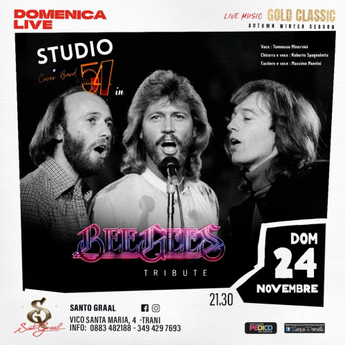 Domenica live-Bee Gees tribute night live a Trani