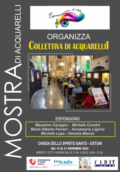 Mostra Collettiva di Acquerelli a Ostuni