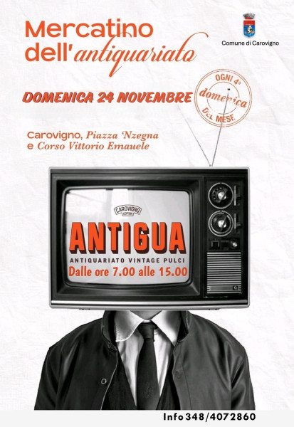 Antigua, mercatino dell'antiquariato, vintage e delle pulci, ogni quarta domenica del mese