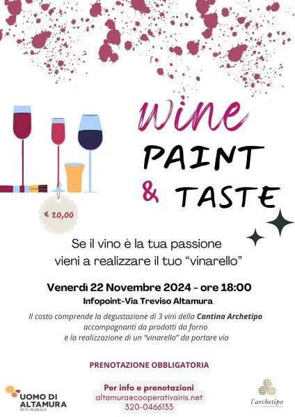 Wine. Paint & Taste