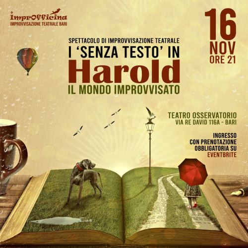 'Harold' - Spettacolo di Improvvisazione Teatrale