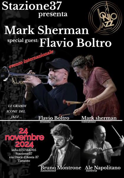 Evento Internazionale:Mark Sherman 4tet, s.g. Flavio Boltro