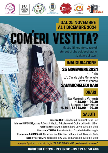 Com'eri vestita? | Mostra installazione