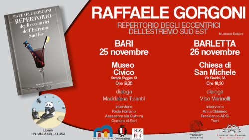 RAFFAELE GORGONI presenta "Repertorio degli eccentrici dell'Estremo Sud Est - Musicaos editore"