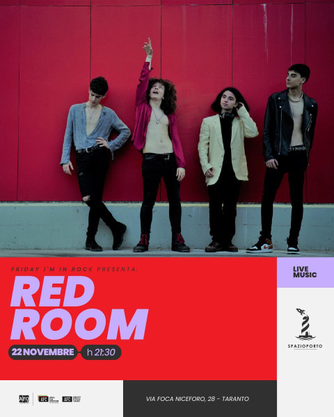 FRIDAY I'M IN ROCK presenta RED ROOM