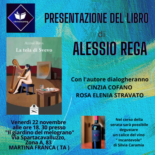 Alessio Rega presenta "La tela di Svevo"