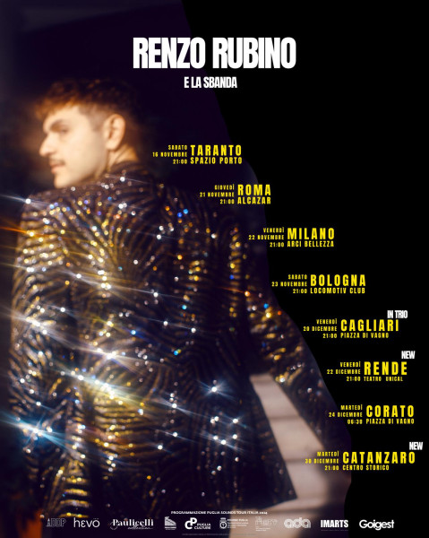 RENZO RUBINO // INIZIA IL NUOVO TOUR