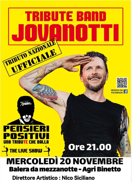 PENSIERI POSITIVI - Tribute Band Ufficiale JOVANOTTI