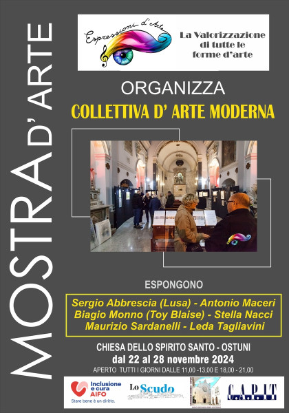 Mostra di Arte Moderna allo Spirito Santo di Ostuni