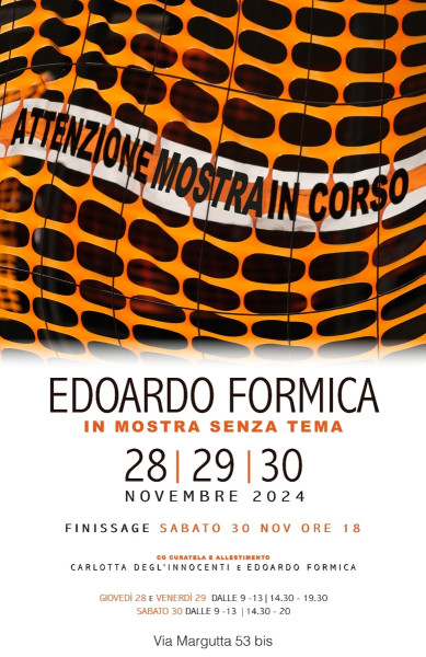 In mostra senza tema. Mostra fotografica di Edoardo Formica