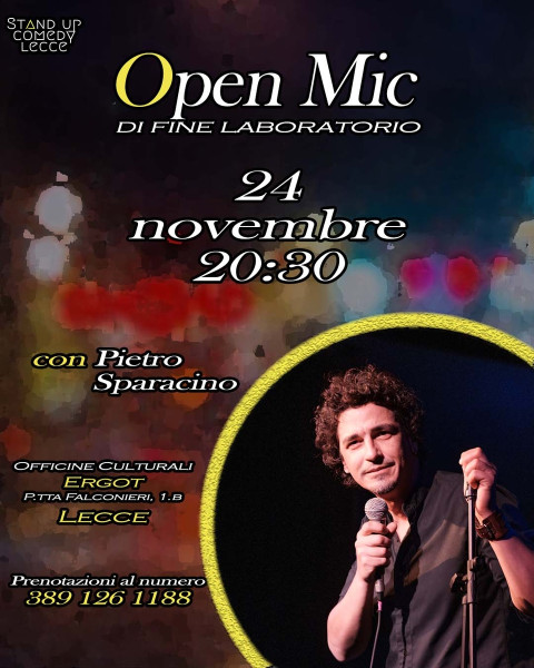 Open Mic di fine laboratorio con Pietro Sparacino