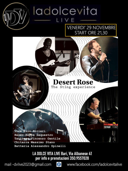 "Desert Rose" - The Sting Experience