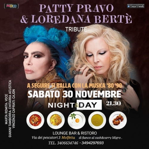 Patty Pravo & Loredana Bertè tribute live a Molfetta