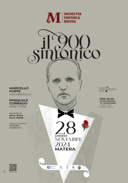 Il '900 sinfonico Concerto nella citta dei Sassi dell’ORCHESTRA SINFONICA DI MATERA
