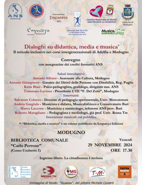Dialoghi su didattica media e musica