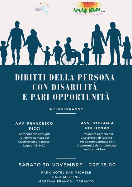 Diritti della Persona con disabilità e pari opportunità