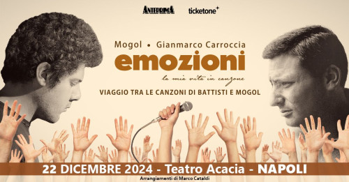 Prosegue EMOZIONI, La mia vita in canzone