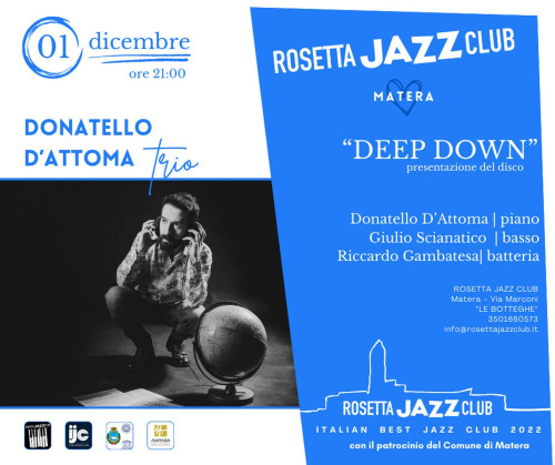 Donatello D'Attoma trio " Deep Down"