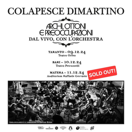 COLAPESCE e DIMARTINO con l'Orchestra della Magna Grecia