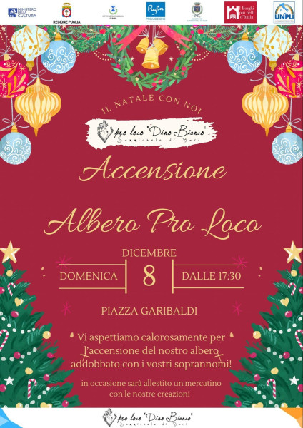 Accensione albero di Natale PRO LOCO