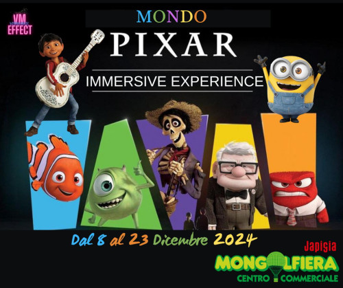 Disney Pixar immersive experience