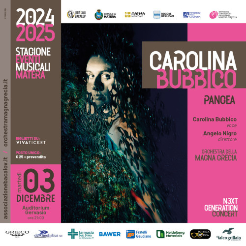 CAROLINA BUBBICO & l'Orchestra della Magna Grecia in Pangea