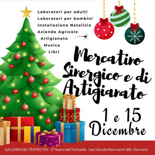 Mercatino Sinergico e di Artigianato - Edizione di Natale 1 e 15 Dicembre