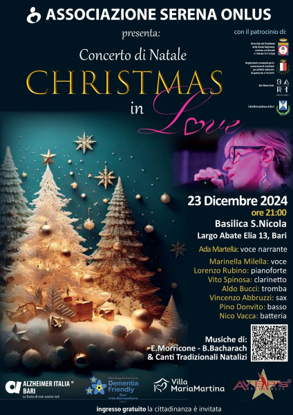 Concerto di Natale "Christmas in Love" Ass. Serena Onlus