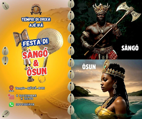 Festa di Orixá: XANGÓ & OXUM