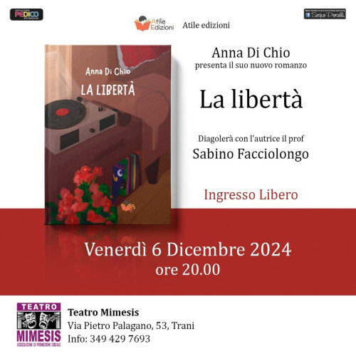 La libertà - Anna Di Chio - Presentazione libro a Trani