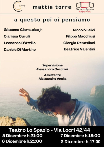 A QUESTO POI CI PENSIAMO di Mattia Torre