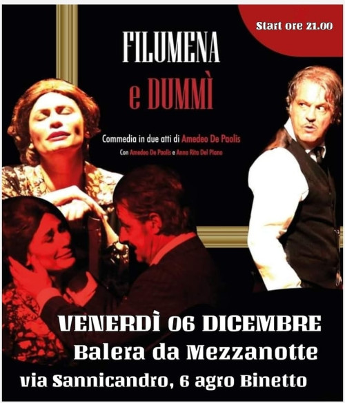 FILUMENA e DUMMÌ: Commedia Teatrale