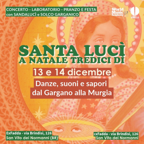 Santa Lucì, a Natale tredici dì