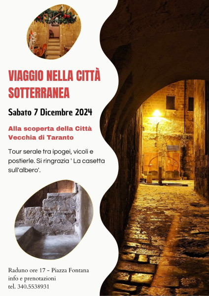 Sabato 7 dicembre, Viaggio nella Città sotterranea