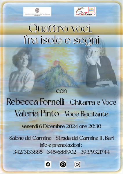 Quattro voci, fra isole e sogni