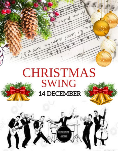 Concerto "CHRISTMAS IN SWING"  sabato 14 dicembre a Manduria, nell'ambito di "Chiese d'Incanto"