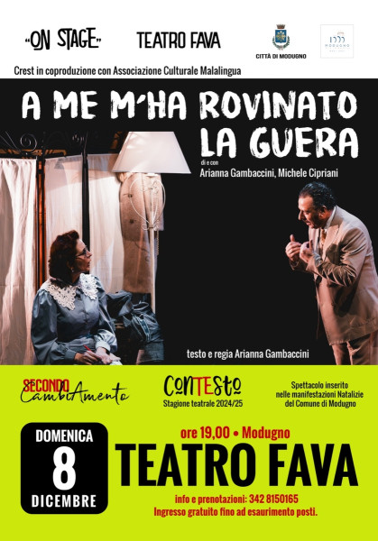 A ME M'HA ROVINATO LA GUERA