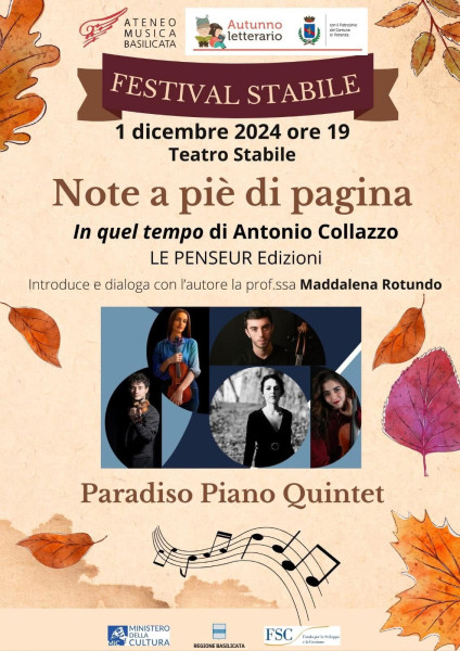 "In quel tempo" di Antonio Collazzo a NOTE A PIE’ DI PAGINA
