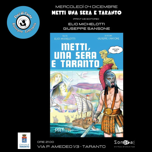 "Metti, una sera e Taranto": Il libro a fumetti sulle origini di Taranto