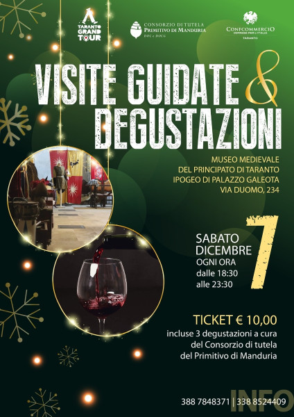 Visite guidate al Museo medievale e degustazioni Primitivo di Manduria DOP