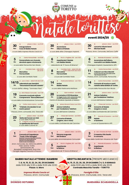 Natale a Toritto e Quasano