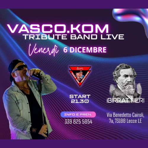 Vasco.Kom tribute band live a "i Birrattieri"