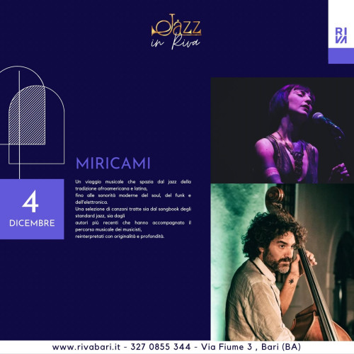 Jazz in Riva presenta Miricami