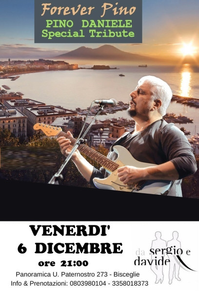 PINO DANIELE Live Tribute con "FOREVER PINO"