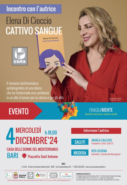 ELENA DI CIOCCIO presenta il libro "CATTIVO SANGUE"