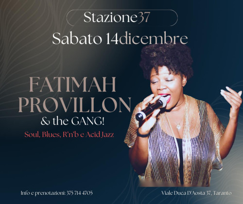 Soul party con FATIMAH PROVILLON & the GANG!