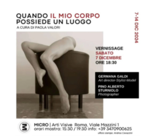 "Quando mio corpo possiede un luogo"