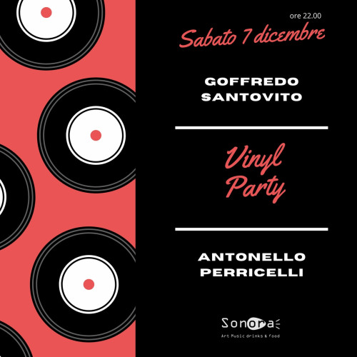 VINILI dj set con Goffredo Santovito e Antonello Perricelli