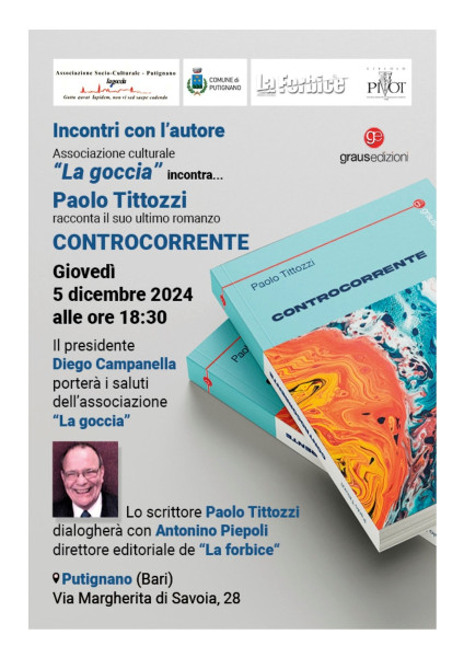 Paolo Tittozzi presenta il suo libro: CONTROCORRENTE