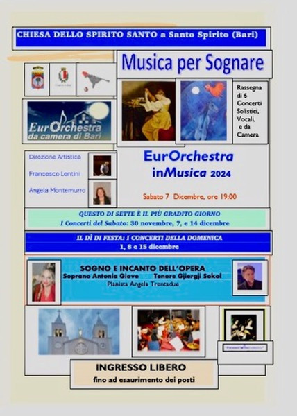 Concerto EurOrchestra: SOGNO E INCANTO DELL’OPERA - Omaggio a Giacomo Puccini.
